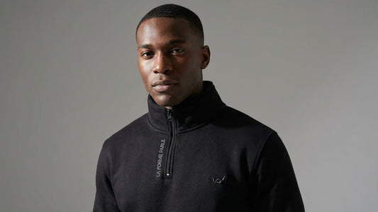 L'loen Voyage Fermuarlı Sweatshirt – siyah – detay görseli 1
