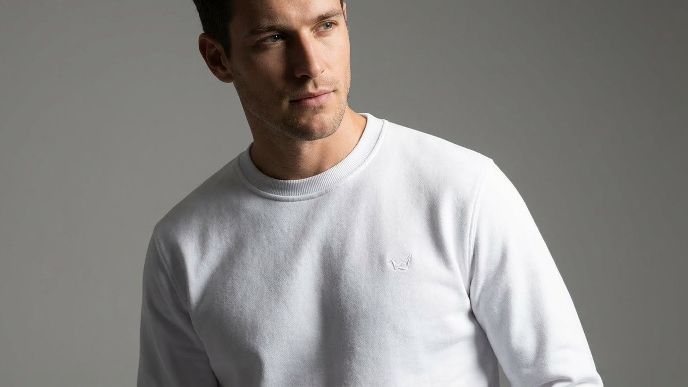 L'loen Ivoire Örgü Sweatshirt – beyaz – ana ürün görseli