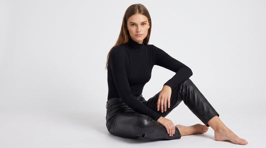L'loen Cygne Boğazlı Body – siyah – ana ürün görseli