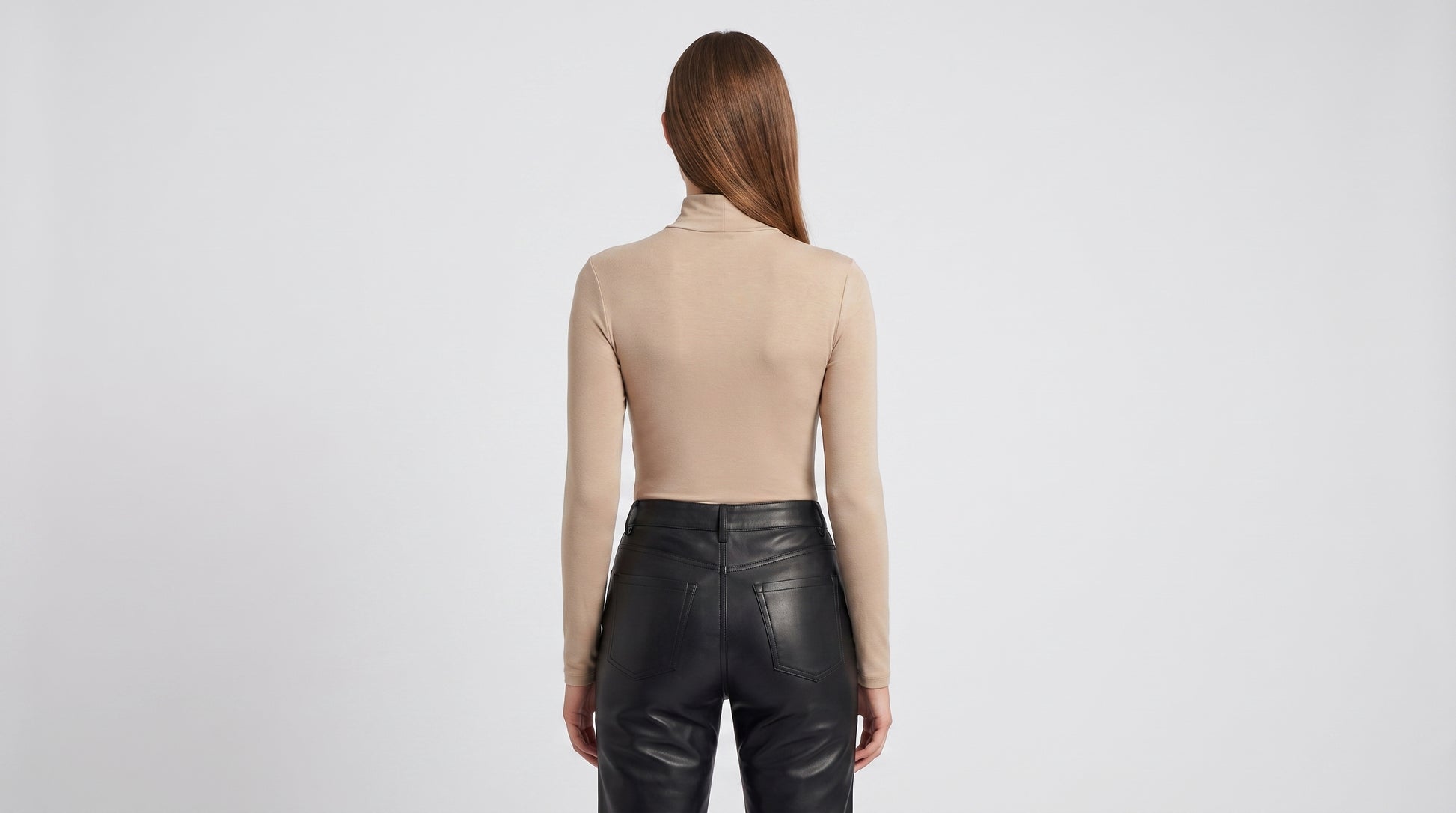 L'loen Cygne Boğazlı Body – bej – detay görseli 2
